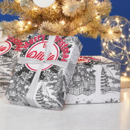 Joyful Colors Christmas Wrap ラッピングペーパー