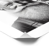 Joyful Companions: Older Man and Chipmunk Wall Art フォトプリント (角)