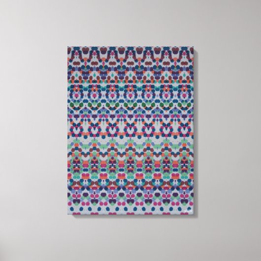 Joyful Confetti Mosaic IV Canvas Print キャンバスプリント (正面)