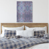 Joyful Confetti Mosaic Stretched Canvas Print キャンバスプリント (インサイチュ (寝室))