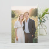 Joyful Cream and Navy Photo 招待状 (スタンド正面)