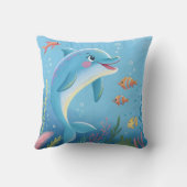 Joyful Dolphin Moments クッション (裏面)