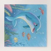 Joyful Dolphin Moments ジグソーパズル (横)