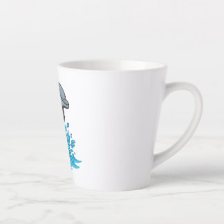 Joyful Dolphin Splash - Latte Mug カフェラテマグ