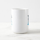 Joyful Dolphin Splash - Mug コーヒーマグカップ (中央)