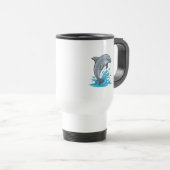 Joyful Dolphin Splash - Mug トラベルマグ (正面右)