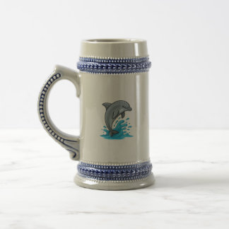 Joyful Dolphin Splash - Mug ビールジョッキ