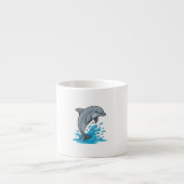Joyful Dolphin Splash - Specialty Mug エスプレッソカップ (正面)