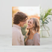 Joyful Earthy Romantic Photo 招待状 (スタンド正面)