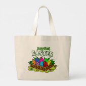 Joyful Easter -Easter Tote Bag ラージトートバッグ (裏面)