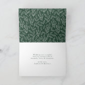 Joyful Elegance Scriptフォトホリデーグリーティングカード シーズンカード (内部)