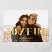 Joyful Filigreeの写真 箔シーズンカード (正面)