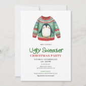 Joyful Funny Ugly Sweater Xmas Invitation 招待状 (正面)