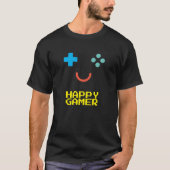 Joyful Gamer -レトロゲーム絵文字 Tシャツ (正面)