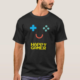 Joyful Gamer -レトロゲーム絵文字 Tシャツ