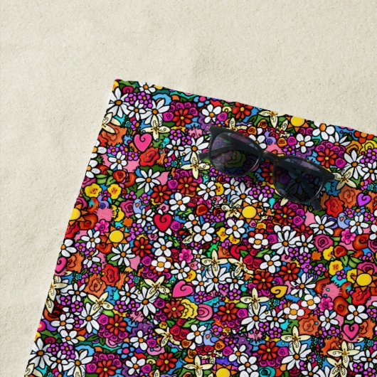 Joyful Garden ビーチタオル (インサイチュ)