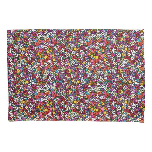 Joyful Garden 枕カバー (正面)