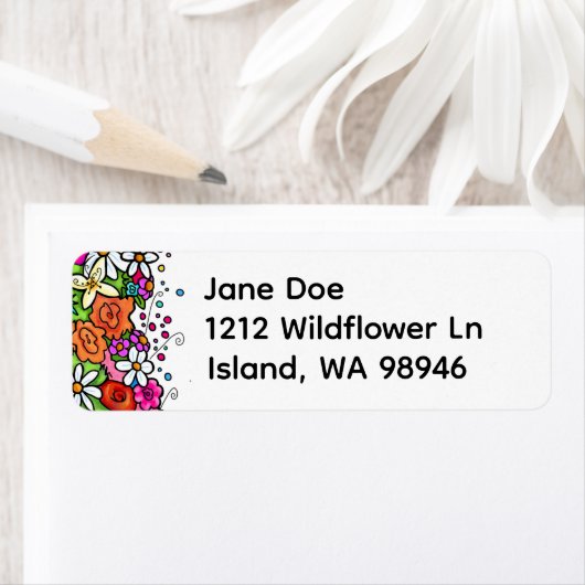 Joyful Garden Address labels ラベル (インサイチュ)