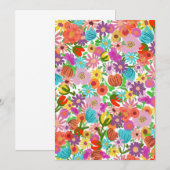 Joyful Garden Bloom 招待状 (正面/裏面)