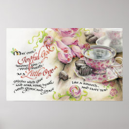 Joyful God, 20"x12.5",プリント ポスター