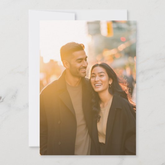 Joyful Golden Intimate Photo 招待状 (正面)