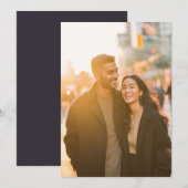 Joyful Golden Urban Photo 招待状 (正面/裏面)