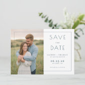 Joyful Green Minimalist Photo セーブザデート (スタンド正面)