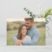 Joyful Green Natural Photo 招待状 (スタンド正面)