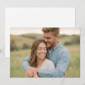 Joyful Green Natural Photo 招待状 (正面/裏面)