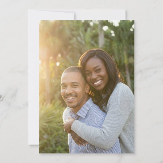 Joyful Green Outdoor Photo 招待状 (正面)