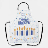 Joyful Hanukkah エプロン (正面)