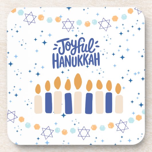 Joyful Hanukkah コースター (正面)
