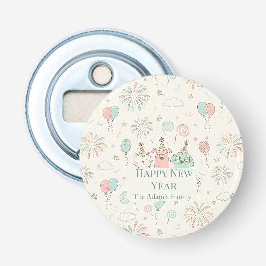 Joyful Happy New Year 2026  栓抜き (正面)