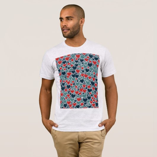 Joyful Hearts Overlapping and Interlocking Tシャツ (正面フル)