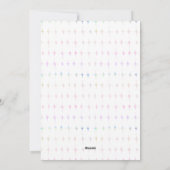 JOYFUL HOLIDAYSパステル水彩写真 シーズンカード (裏面)