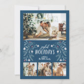 Joyful Holidaysフォトクリスマスカード シーズンカード (正面)