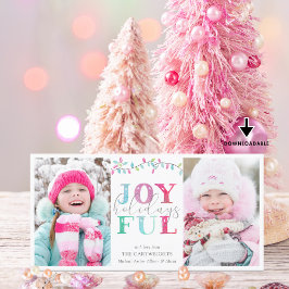 JOYFUL HOLIDAYS | パステルホリデーライツ 2枚の写真 シーズンカード