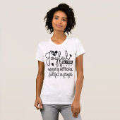 Joyful Hope Patient Affliction Faithful Prayer Tee Tシャツ (正面フル)