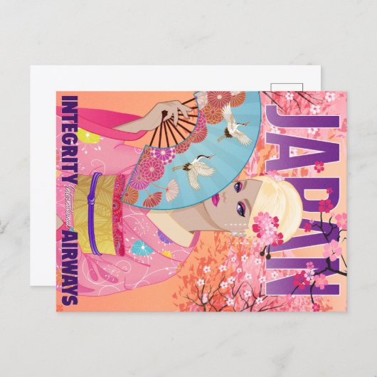 Joyful in Japan ポストカード (正面/裏面)