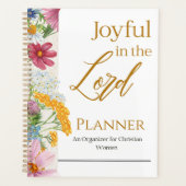 Joyful in the Lord Planner  プランナー手帳 (正面)
