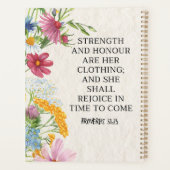 Joyful in the Lord Planner  プランナー手帳 (裏面)