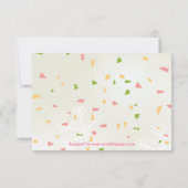 Joyful Joyful コンフェッティ 写真 - 3x5 クリスマスカード 招待状 (裏面)