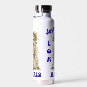 Joyful Kamala Harris President Hippie Boho ウォーターボトル (右面)