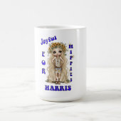 Joyful Kamala Harris President Hippie Boho コーヒーマグカップ (中央)