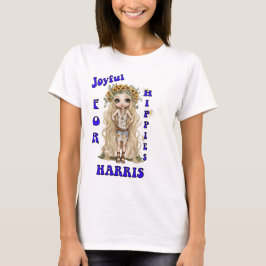 Joyful Kamala Harris President Hippie Boho Tシャツ