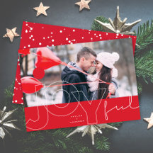 Joyful Lines Big Red Dot モダンタイポグラフィ写真