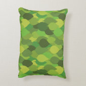 Joyful Lush葉の – シームレスな表面パターン アクセントクッション (裏面(縦))