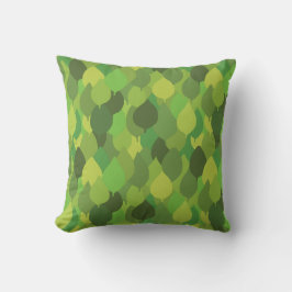 Joyful Lush葉の – シームレスな表面パターン クッション