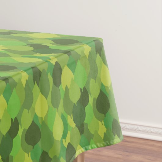 Joyful Lush葉の – シームレスな表面パターン テーブルクロス (インサイチュ)