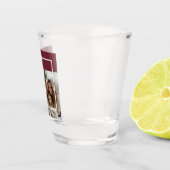 Joyful Merry Blessed Personalized Christmas Photo ショットグラス (右)